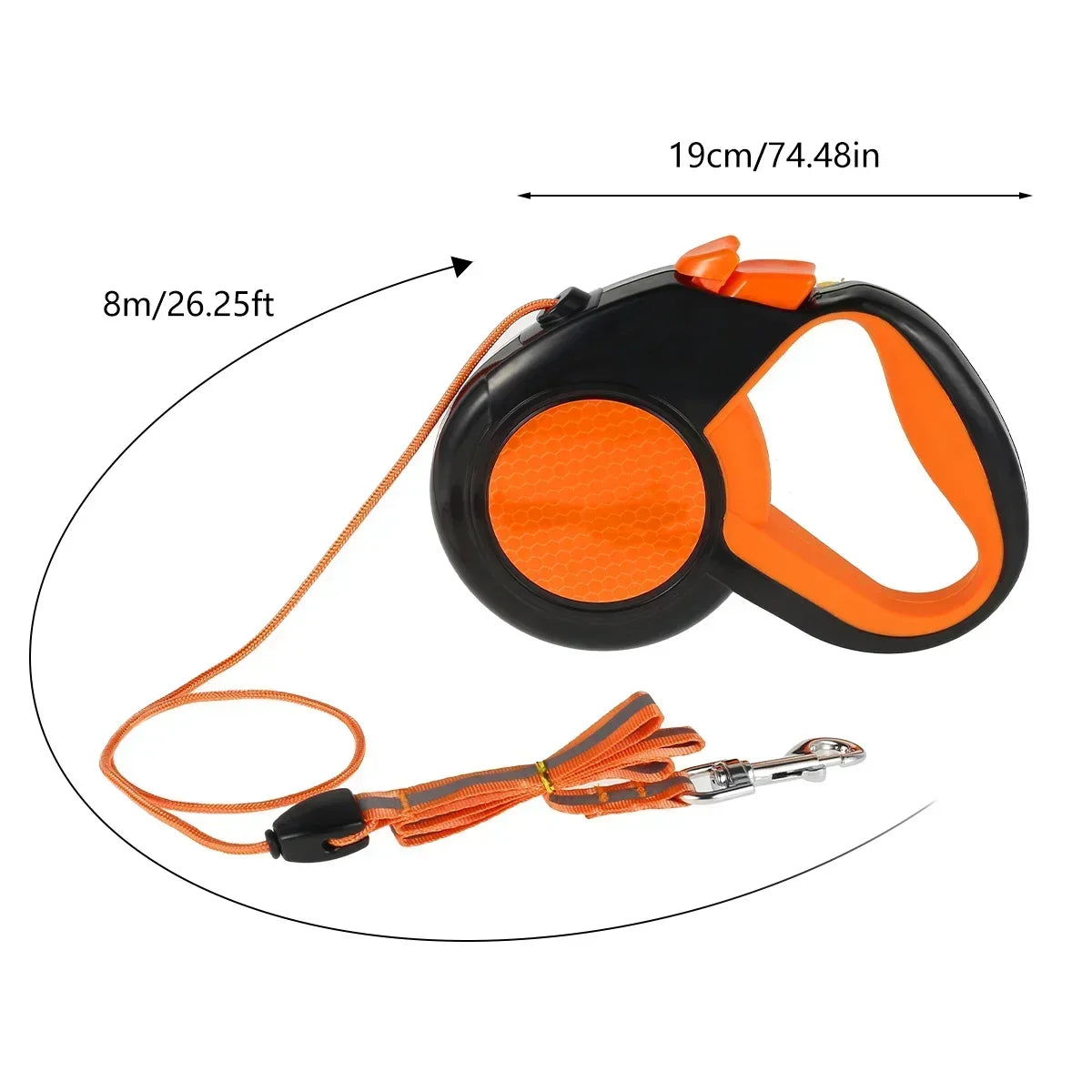 Retractable Dog Lead Heavy Duty Reflective Leash