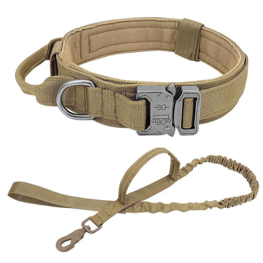 Strong Dog Military Tactical Collar Bungee Leash