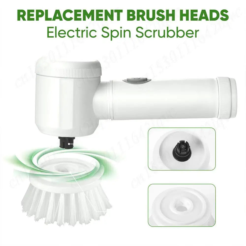 Spin Scrubber Bathroom Cleaning Brush Replaceable Heads