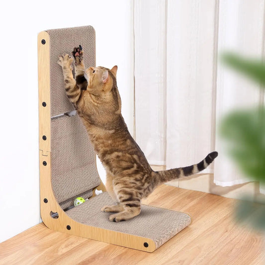 L Shape Cat Scratcher, 23.6 Inch Protecting Furniture