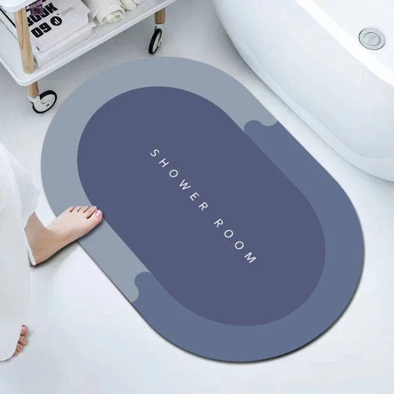 Super Absorbent Non-slip Bathroom Mat Diatomaceous