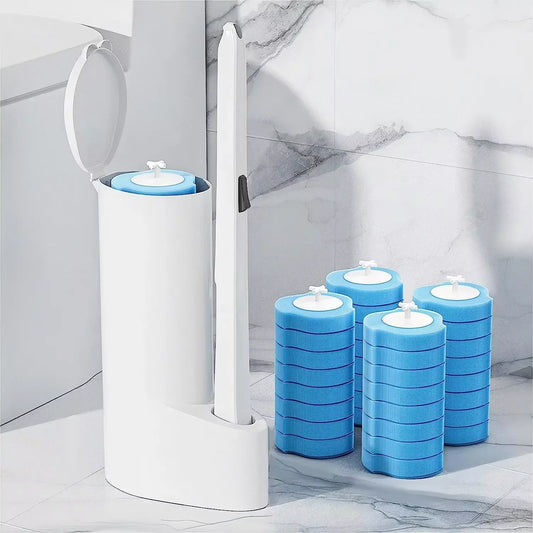 Wall-mounted Disposable Toilet Brush 24PCS