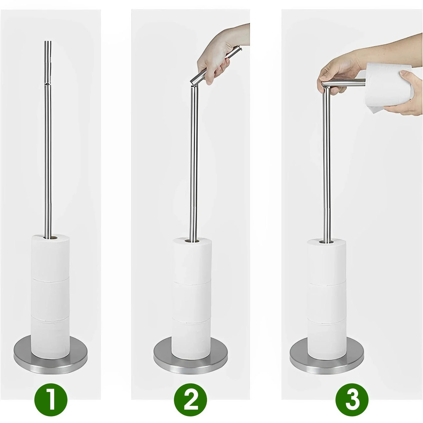 Freestanding Paper Towel Holders Stainless Steel