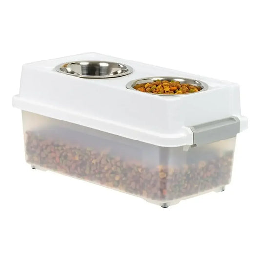 Airtight Pet Food Container Treat Box Bowls