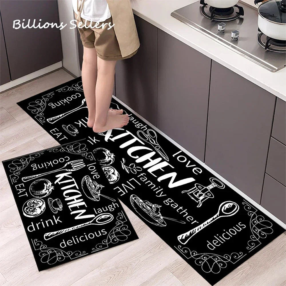 Kitchen Mat Bathroom Carpet Floor Mat Washable