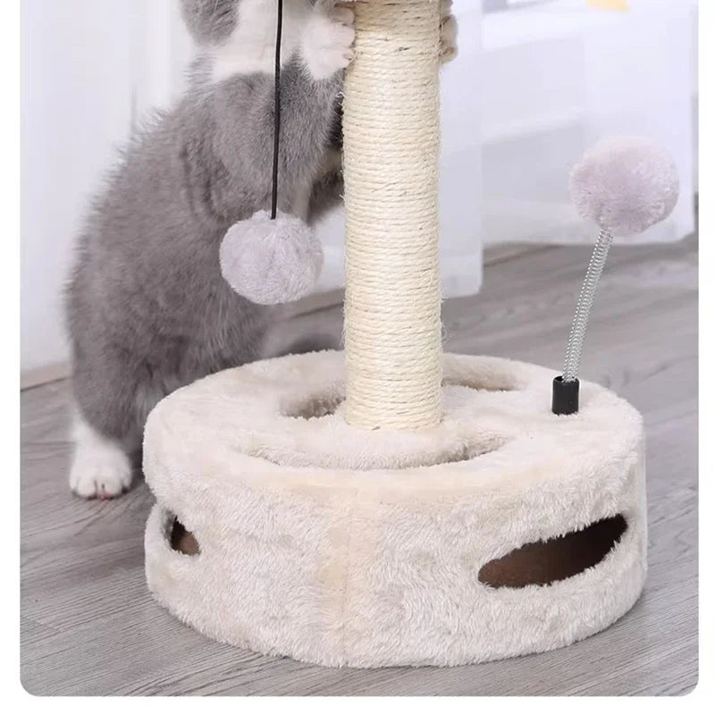 Cat Climbing Frame Teasing Toys Scratching Board