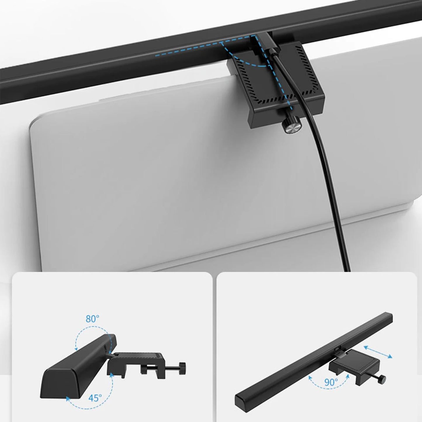 Stepless Dimming Led Desk Lamp Computer Monitor