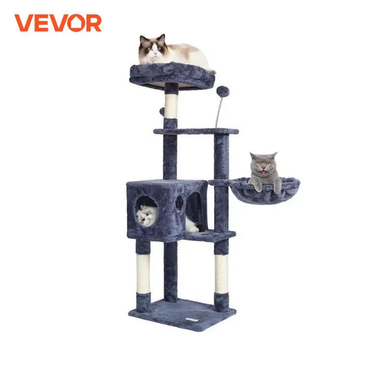 Cat Tree 45.2" Condo Scratching Post Hammock