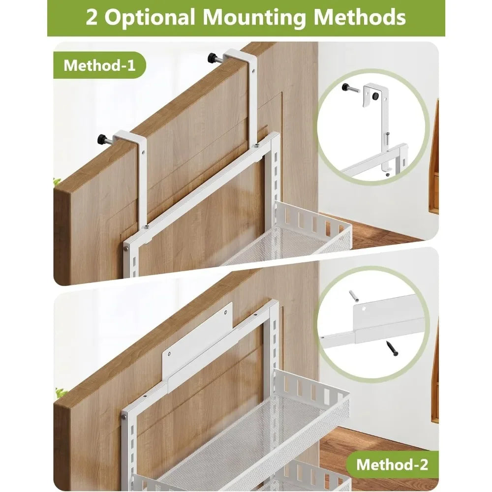 6-Tier Over The Door Pantry Organizer Rack