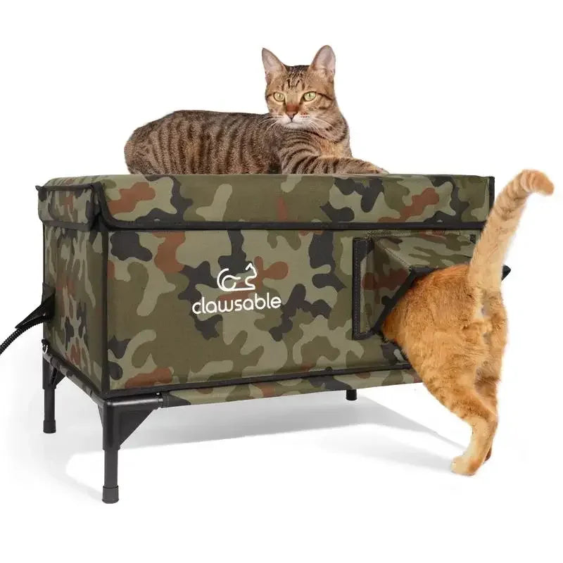 100% Waterproof, Fully Insulated Outdoor Cat Shelter