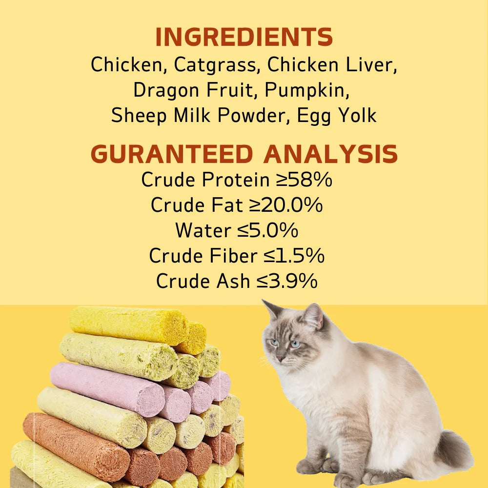 Chicken Cat Grass Milk Stick Hairball Support