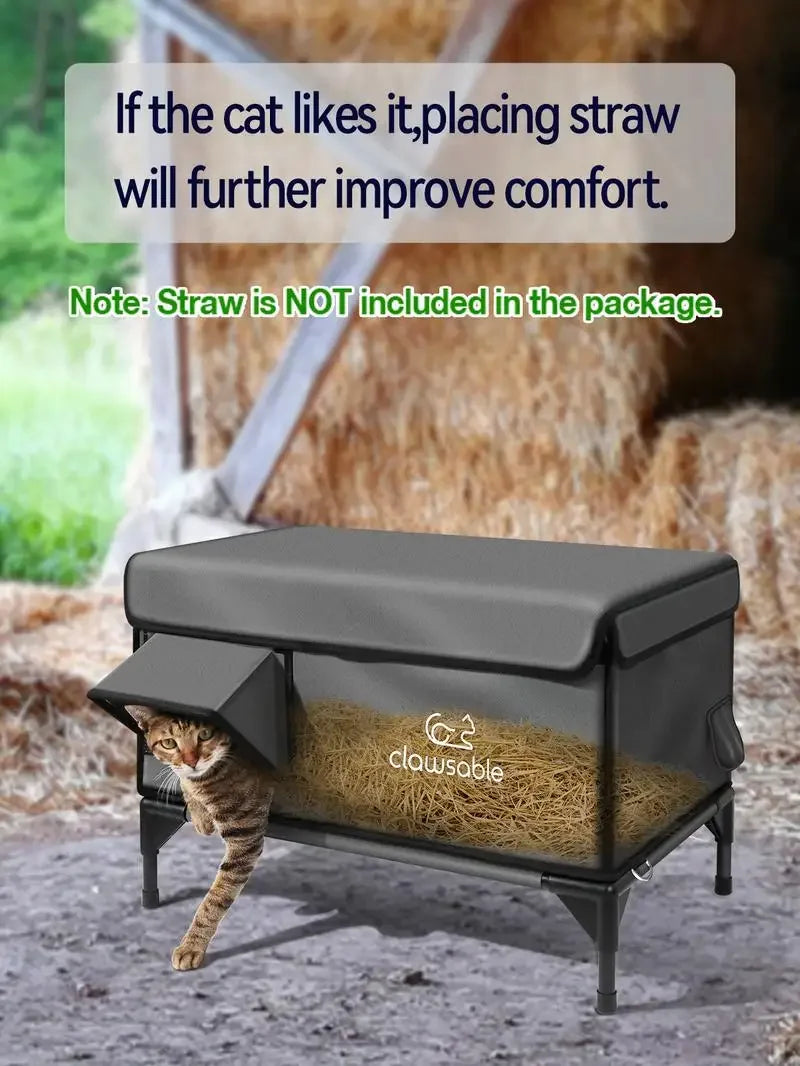 100% Waterproof, Fully Insulated Outdoor Cat Shelter