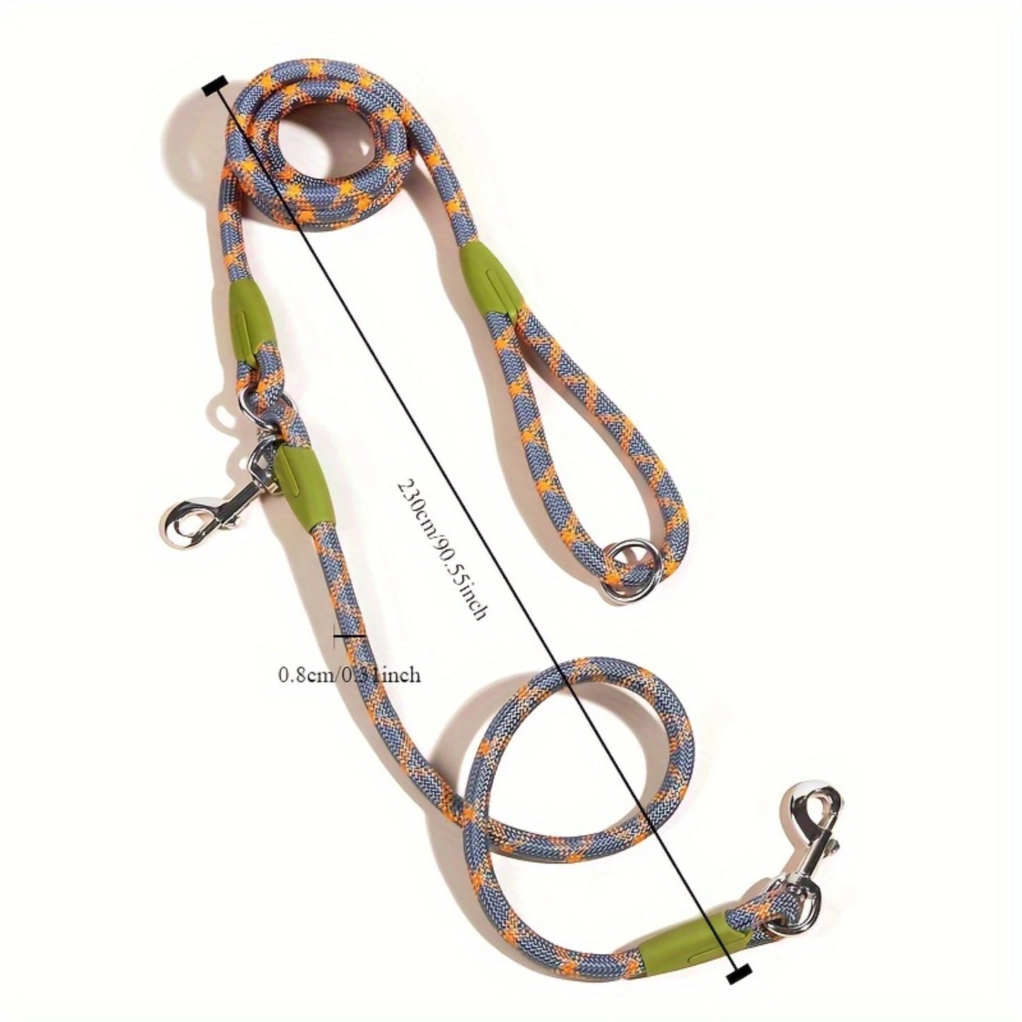 6ft Hands-Free Reflective Crossbody Dog Leash