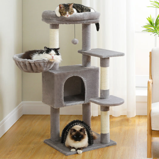 Cat Tree House Perch Hammock Scratching Posts