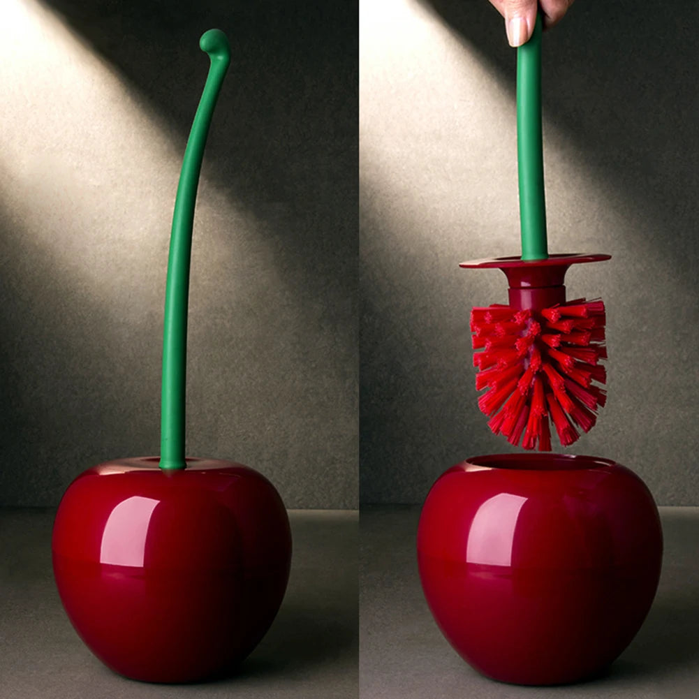 Creative Toilet Brush Cherry Shaped Cleaning Tool