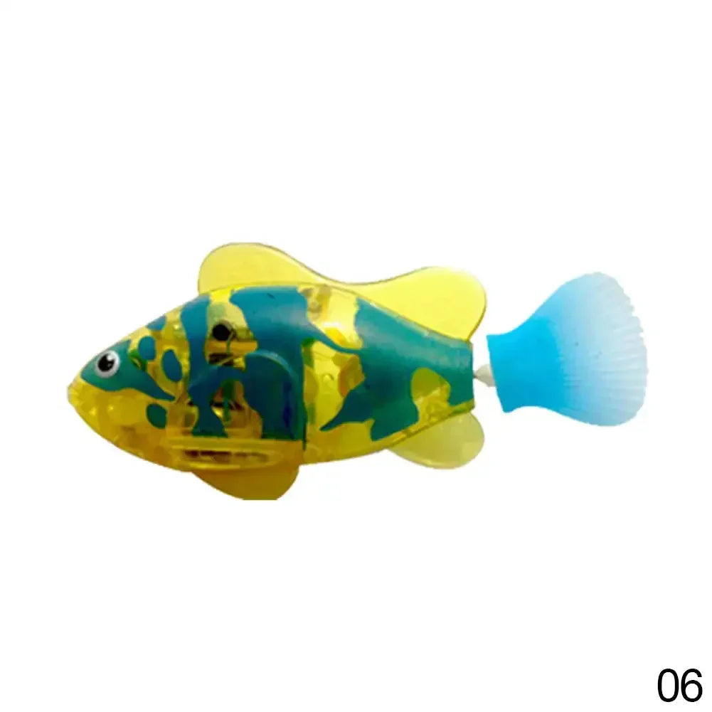 Cat Interactive Electric Fish Toy LED Light