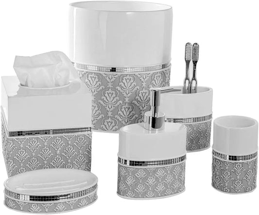 6 Piece Bathroom Accessories Set