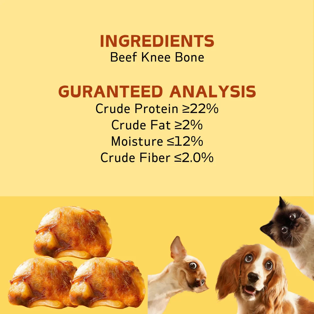 1 Pack (3Count)-11.64oz(330g)-Dog Bones Cow