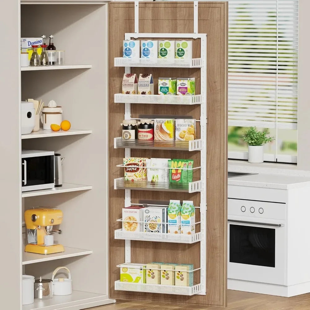 6-Tier Over The Door Pantry Organizer Rack