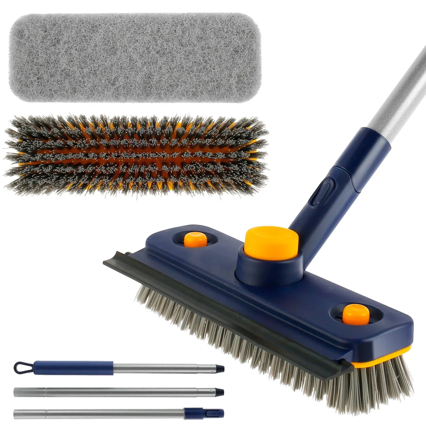 360° Rotatable Floor Cleaning Brush Long Handle