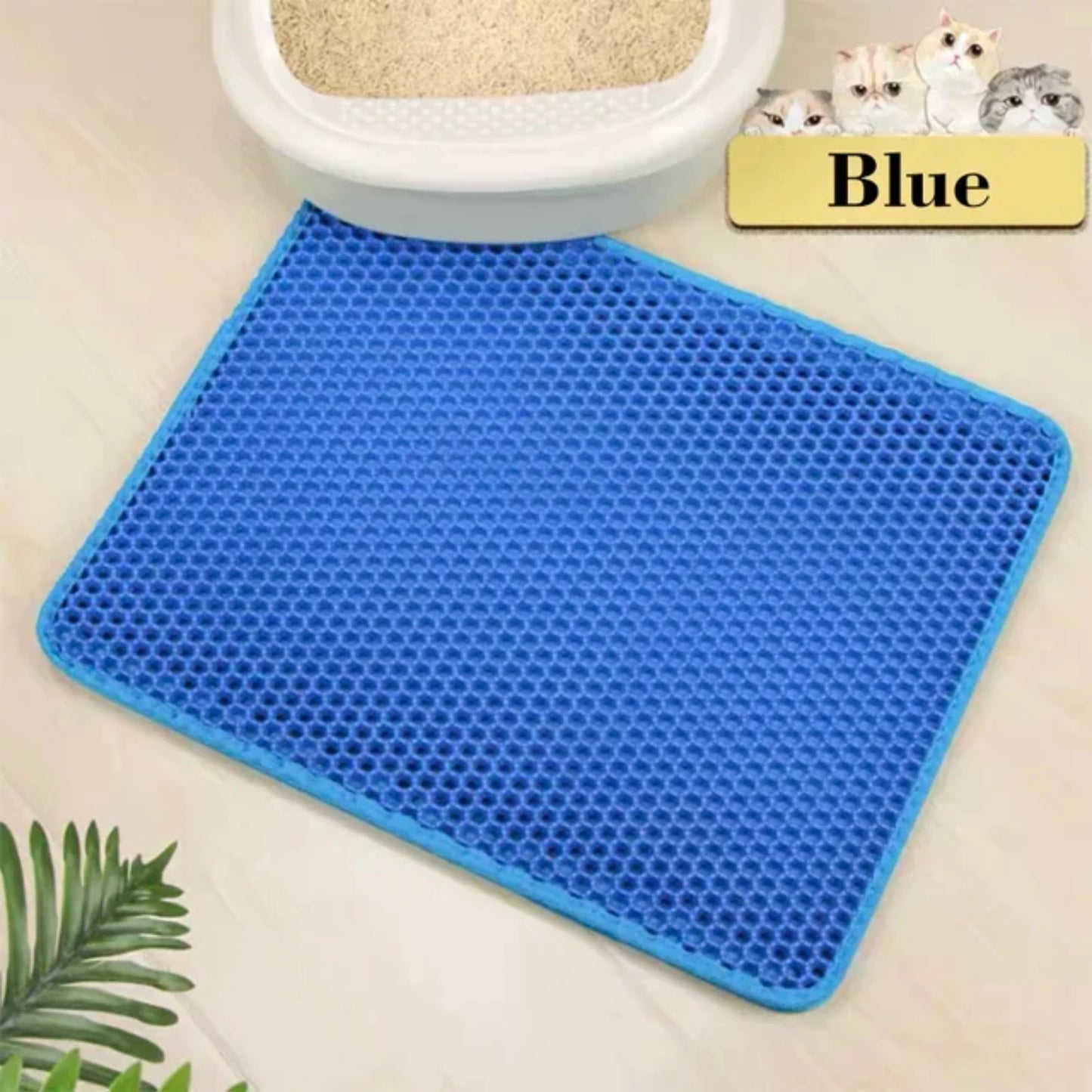 Waterproof Double Layer Cat Litter Mat Washable