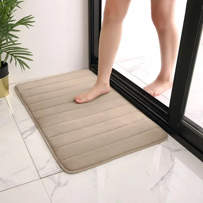 Super Absorbent Bath Mat Shower Rug Foam