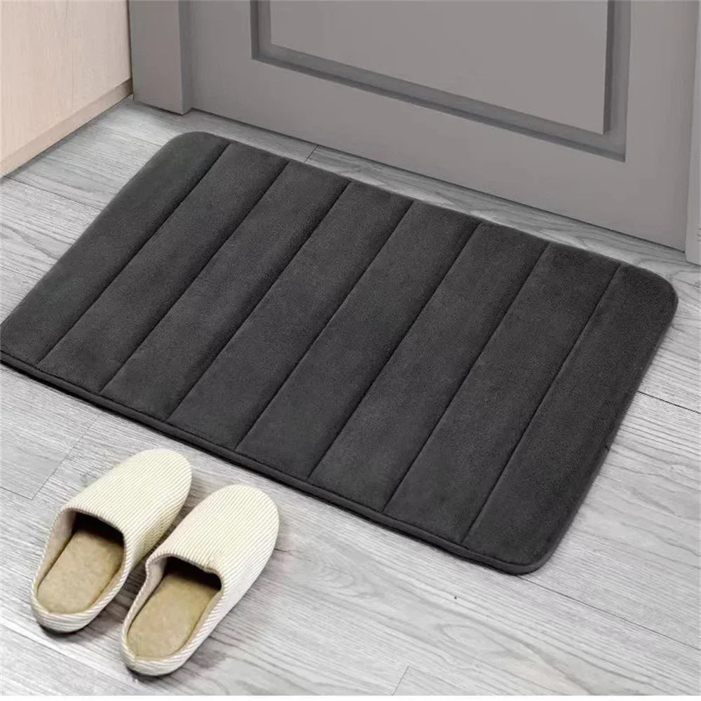 Super Absorbent Bath Mat Shower Rug Foam