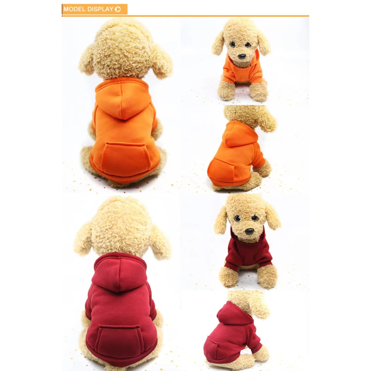 Wholesale Manufacturers  Apparel Hoodie Dog Clothing Washable