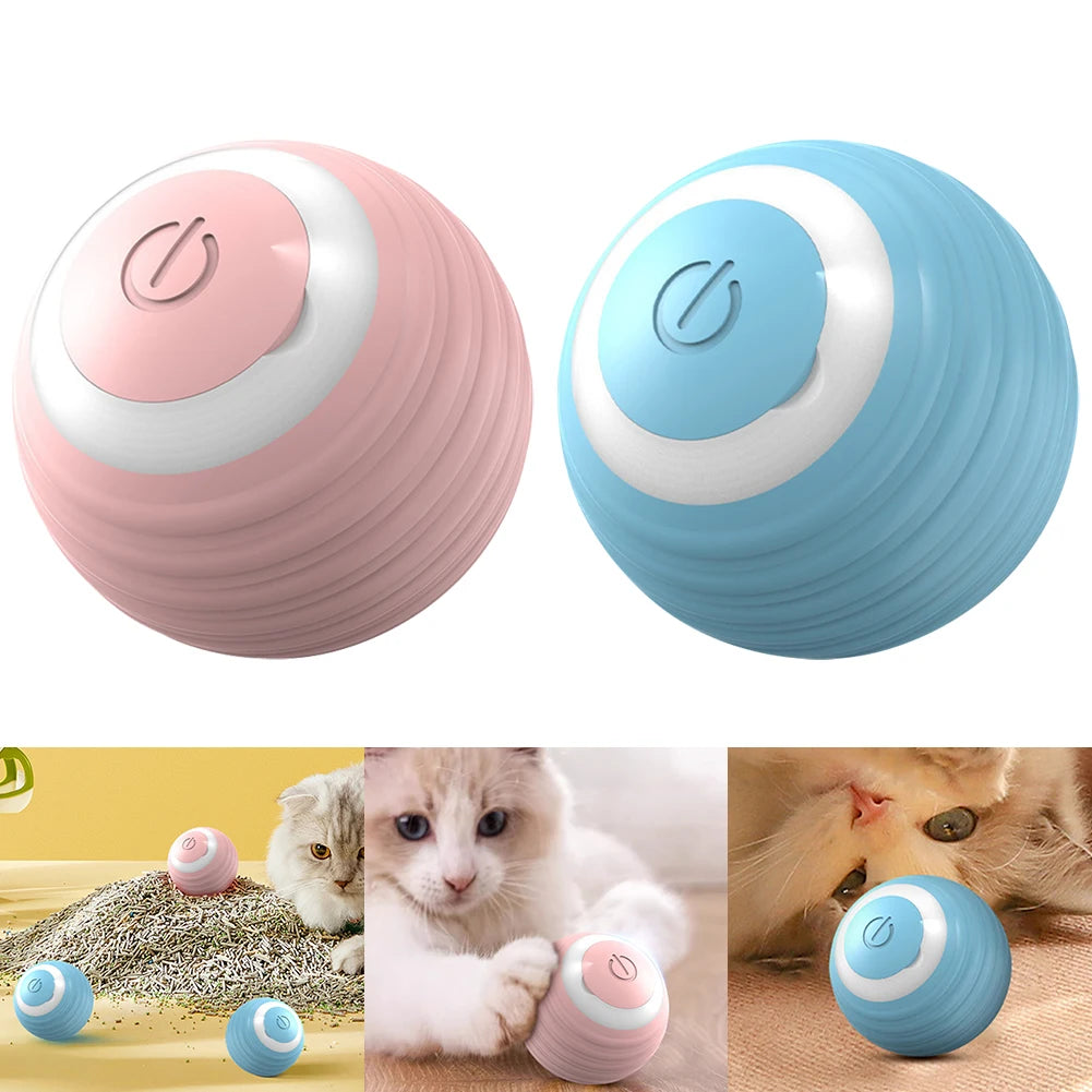 Cat Toy Lights Automatic Bouncing Rolling Ball