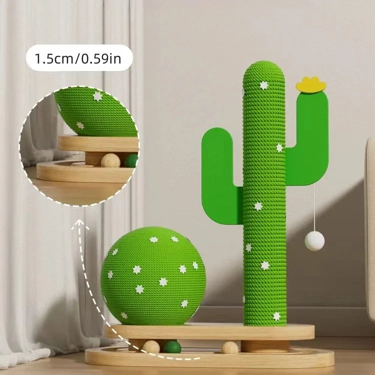 Cactus Ball Grab Pillar Cat Scratching Toy