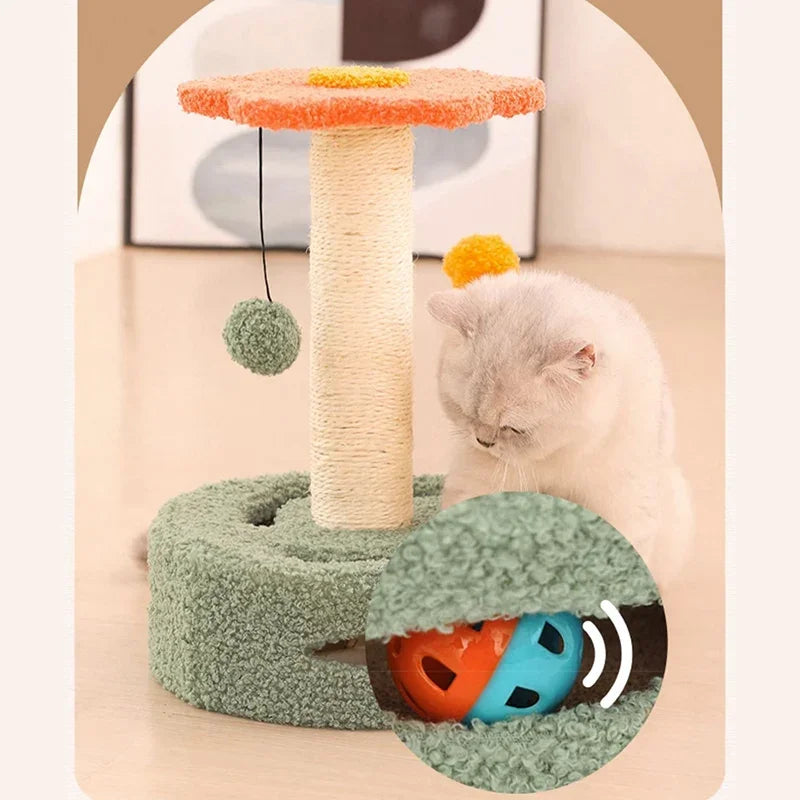 Cat Climbing Frame Teasing Toys Scratching Board