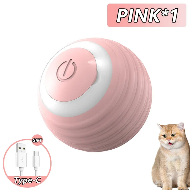 Ball Cat Toys  Automatic  Rolling Magic Ball