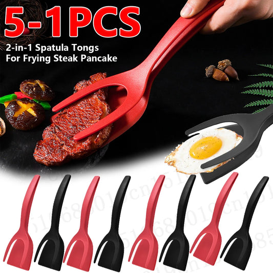 Flip Spatula Tongs Non Stick Cooking Utensil