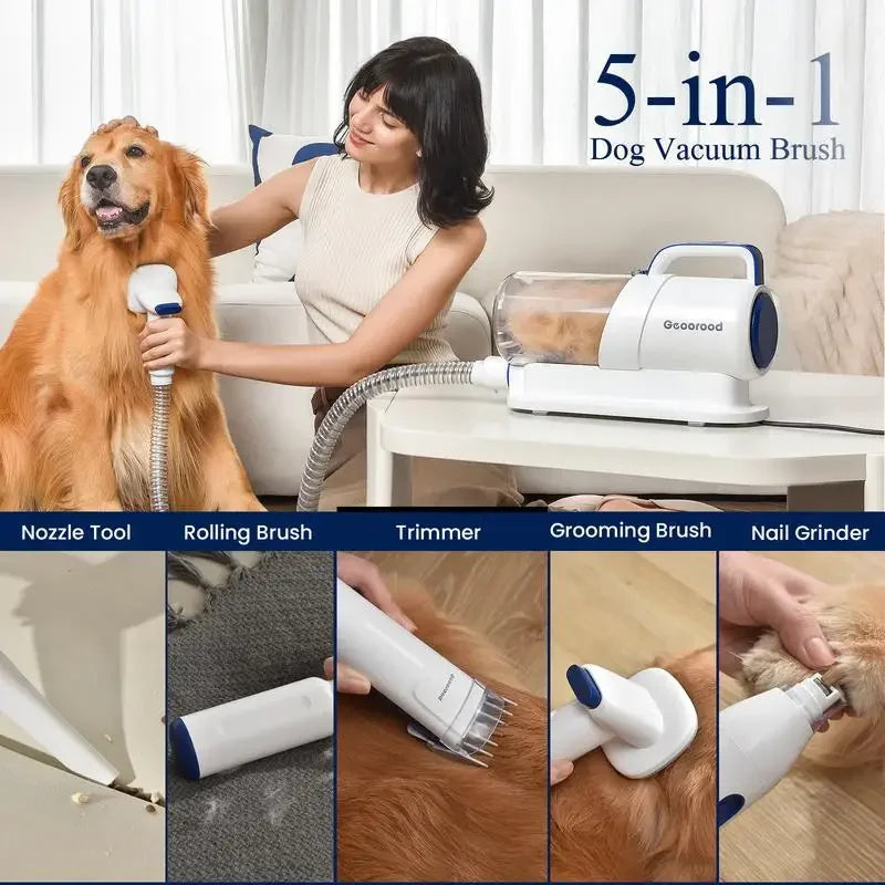 Dog Grooming  Vacuum,  2.5L Kit Suction Hair