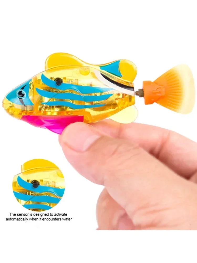 Cat Interactive Electric Fish Toy LED Light