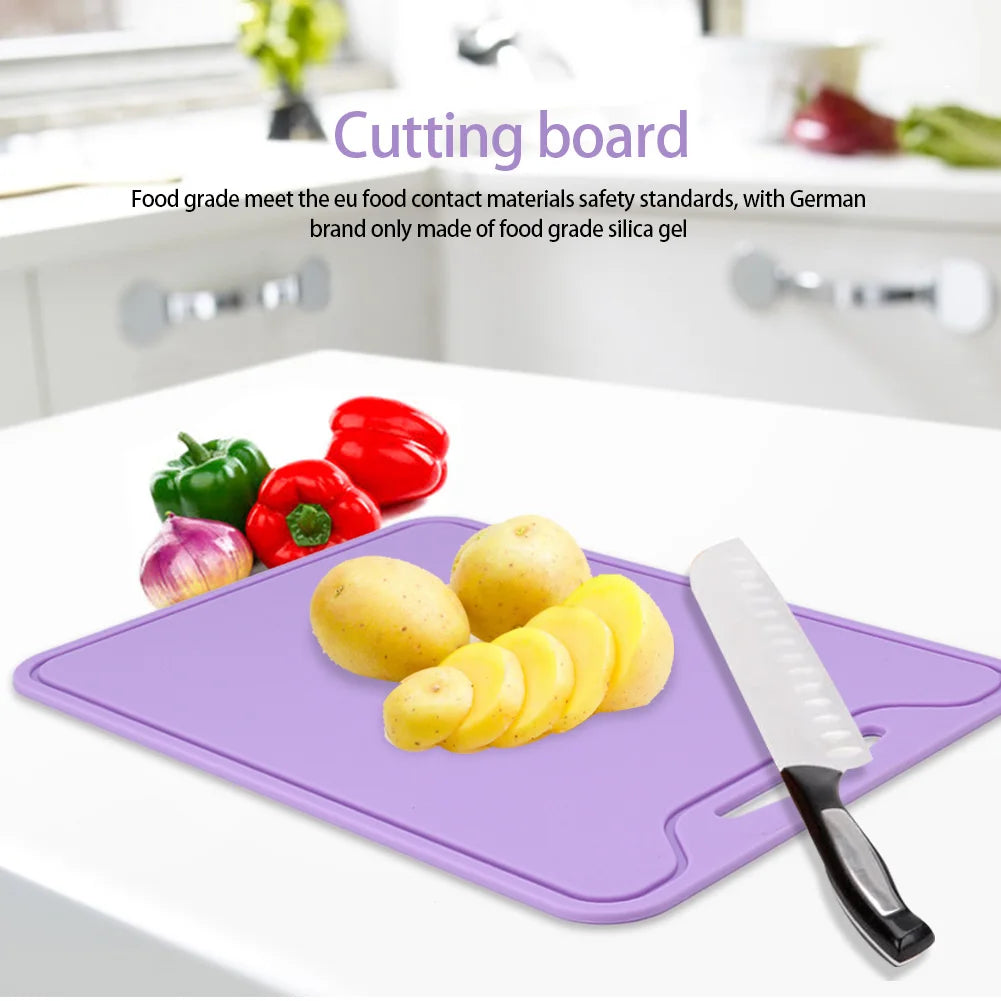 Kitchenware Food Grade Silicone Flexible Cutting Board