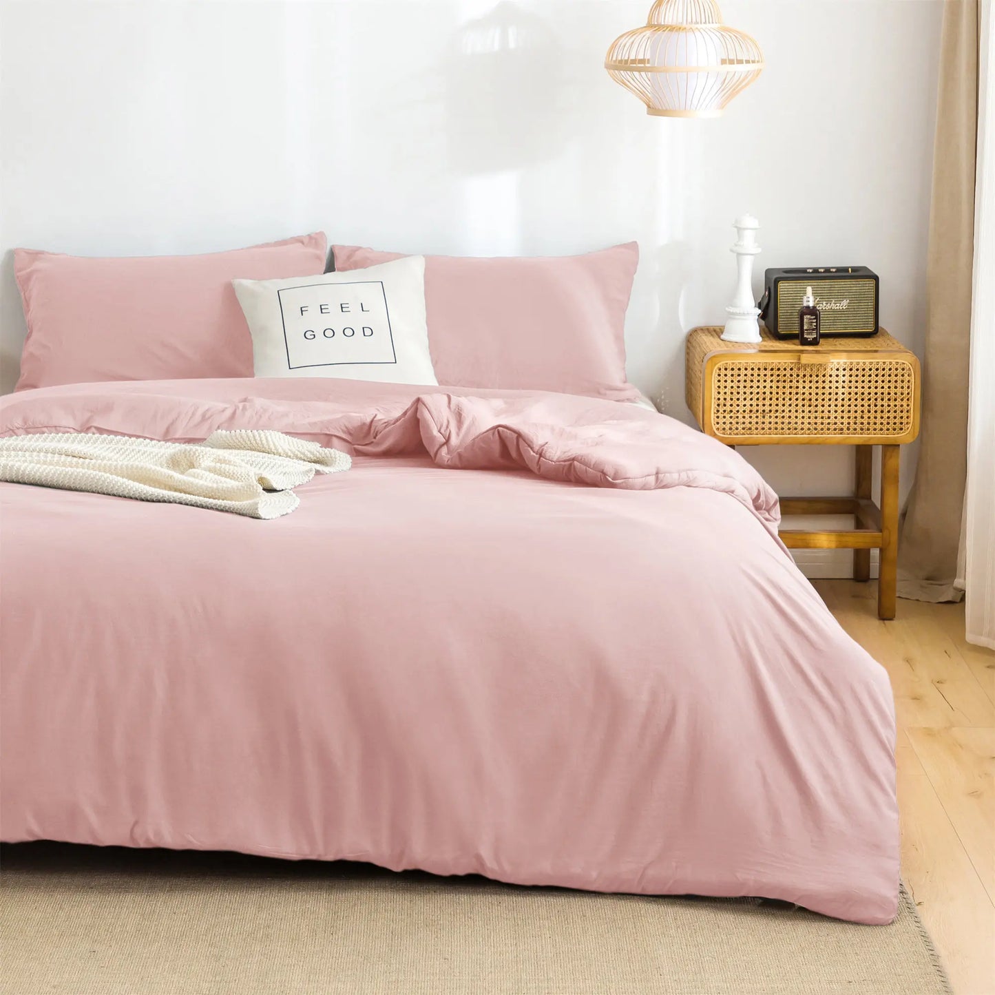Soft Reversible Comforter Sets Microfiber Skin-friendly