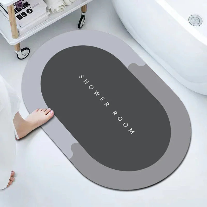 Super Absorbent Non-slip Bathroom Mat Diatomaceous