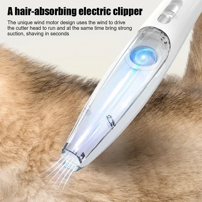 Dog Hair Clipper Paw Fur Grooming Vacuum