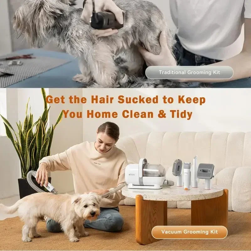 Dog Grooming Kit, Vacuum Clippers Hair Remover