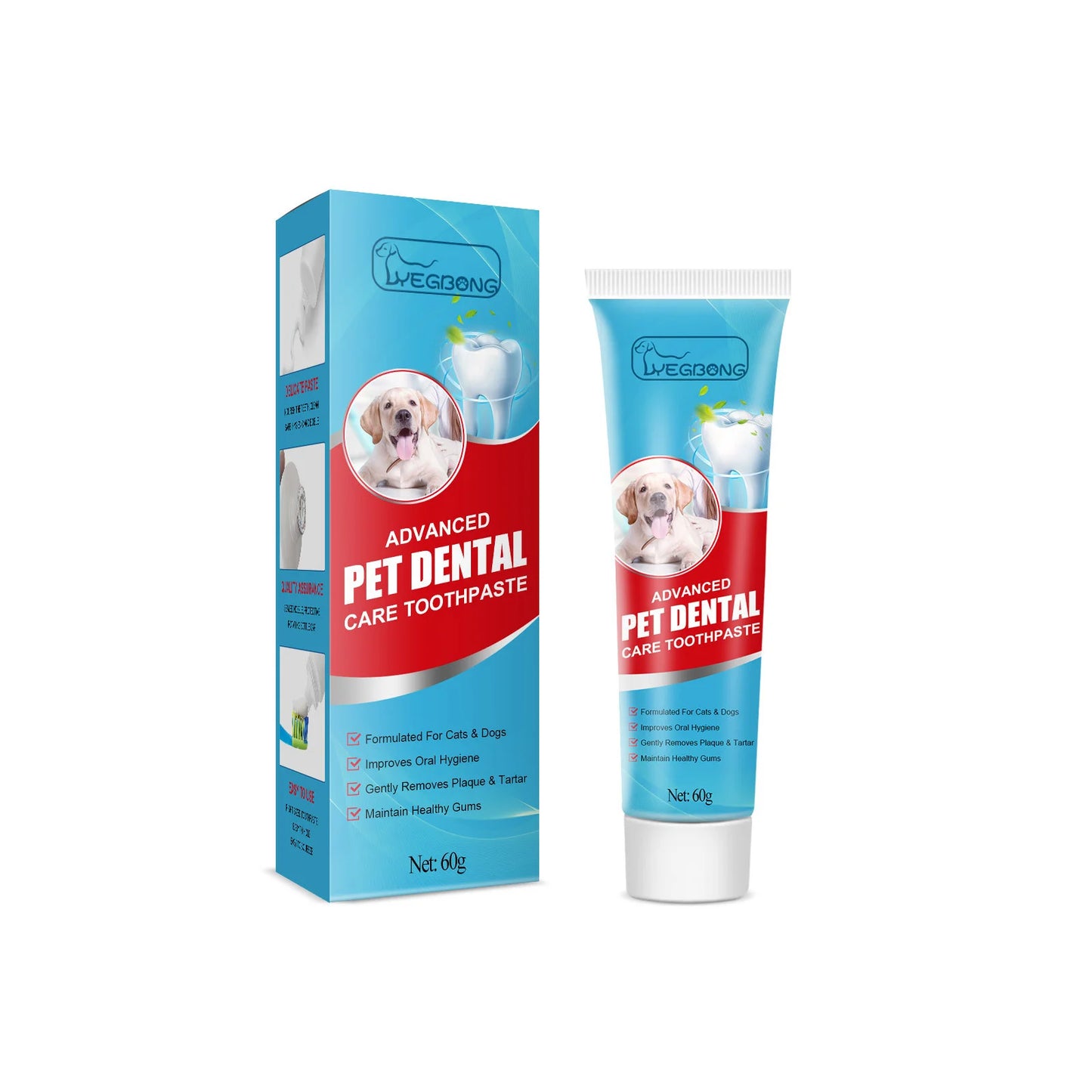 Dogs Pet Toothpaste toothbrush Set Gum Care