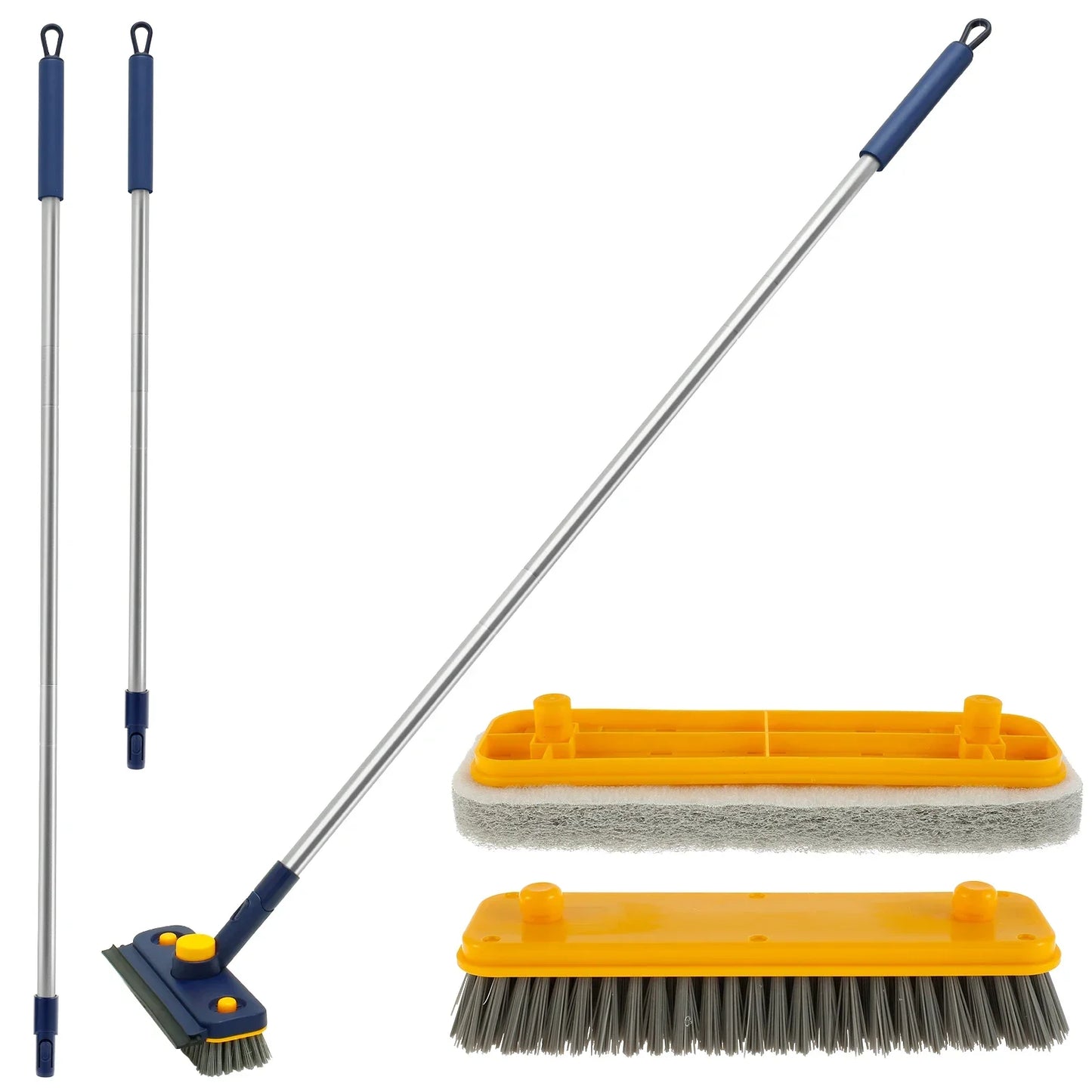 360° Rotatable Floor Cleaning Brush Long Handle