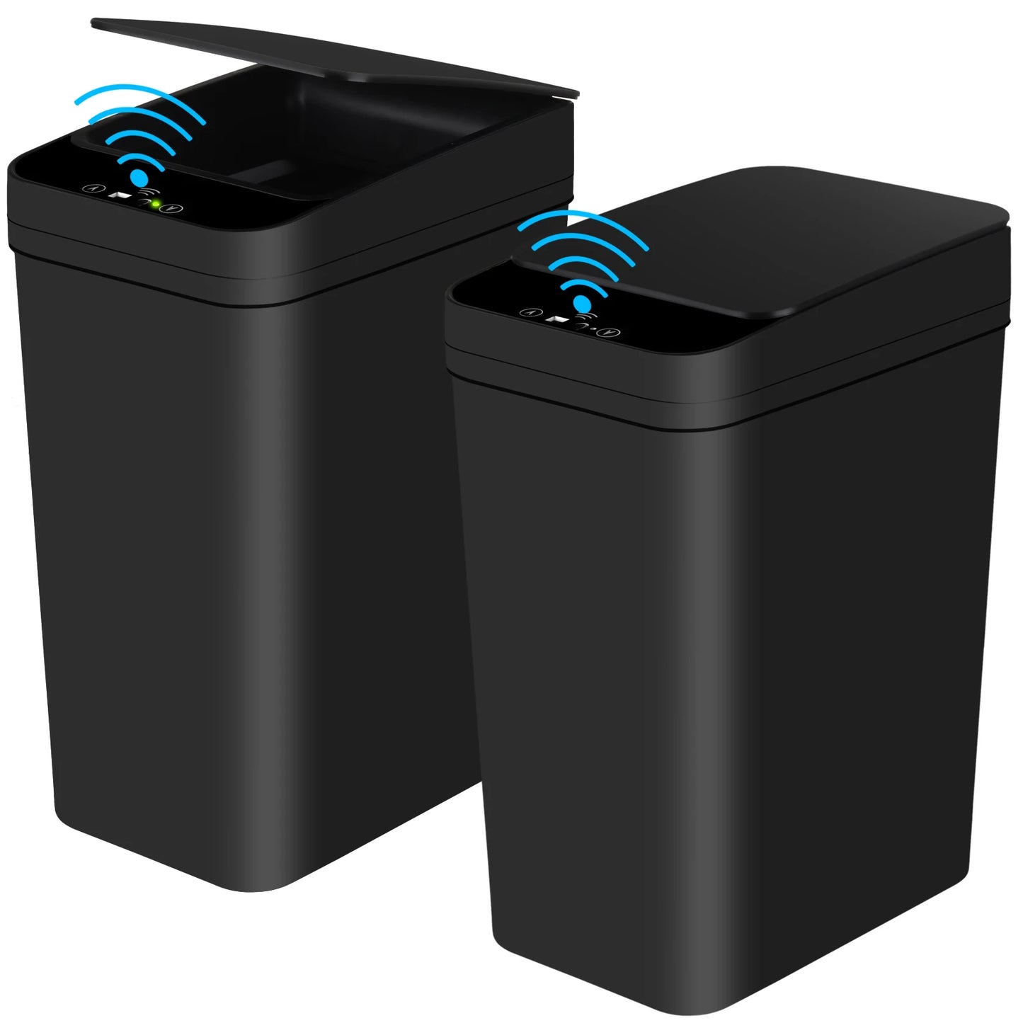 2 Pack 12L Bathroom Automatic Trash Can Touchless