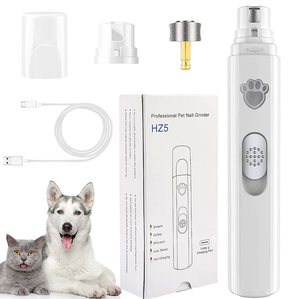 Electric Dog Nail Grinder Pet Nail Clipper