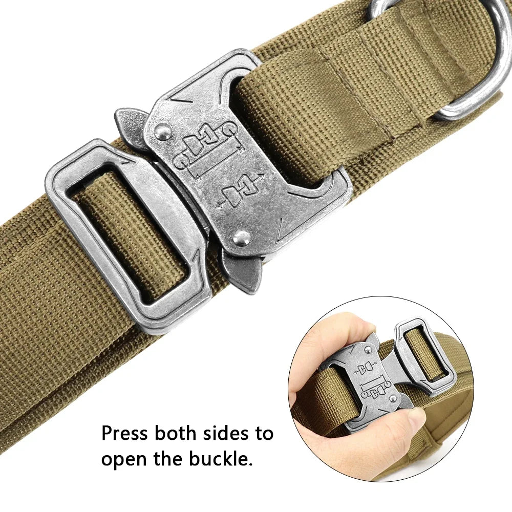 Strong Dog Military Tactical Collar Bungee Leash