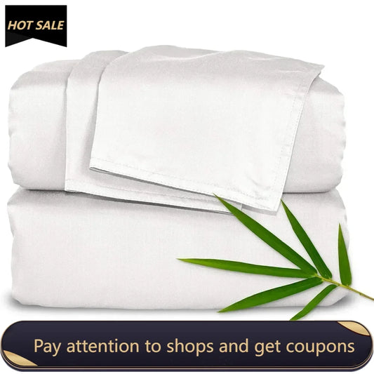 Queen Sheets 100% Organic Bed Sheet Set,