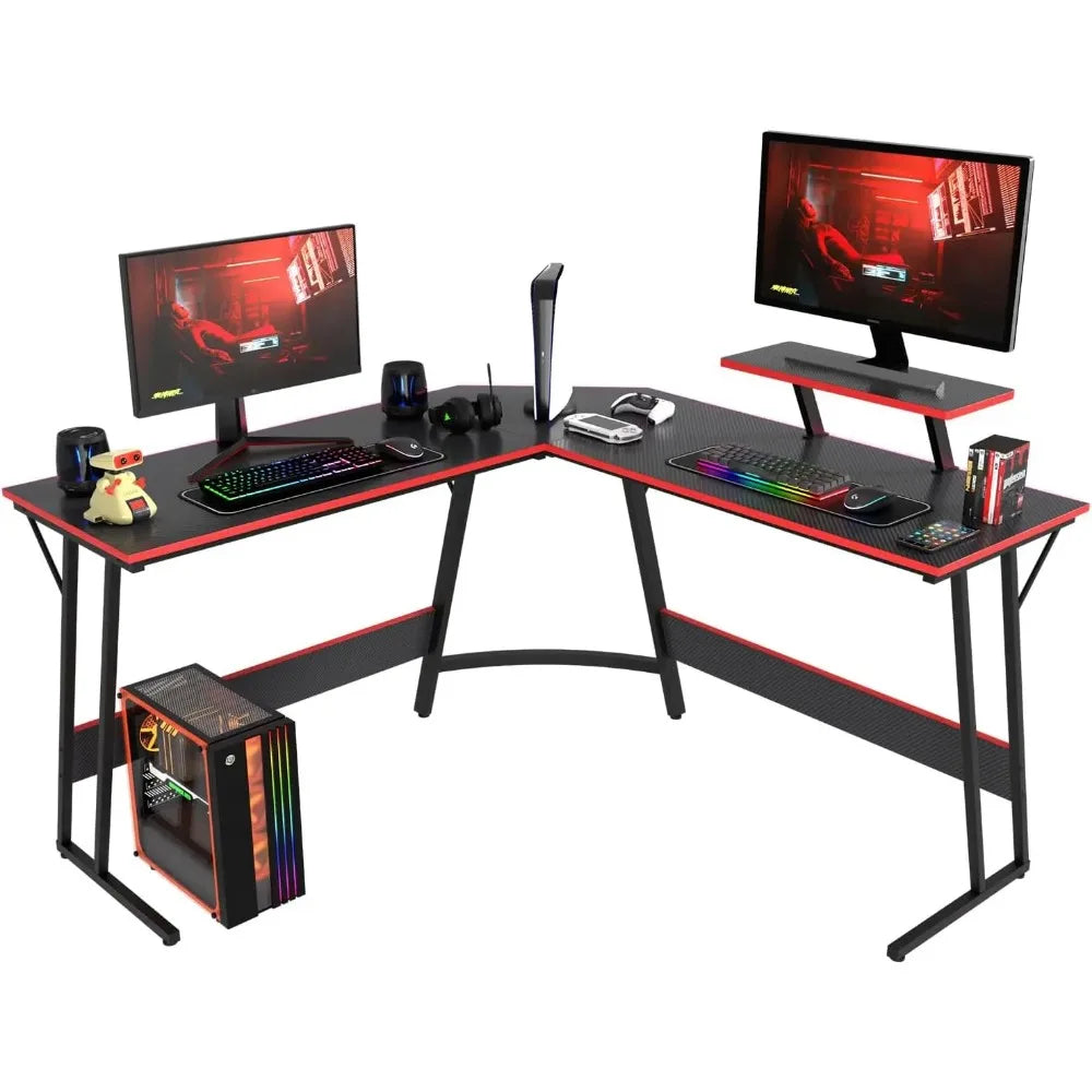 L Shaped Desk Corner Gaming Desk Large Desktop