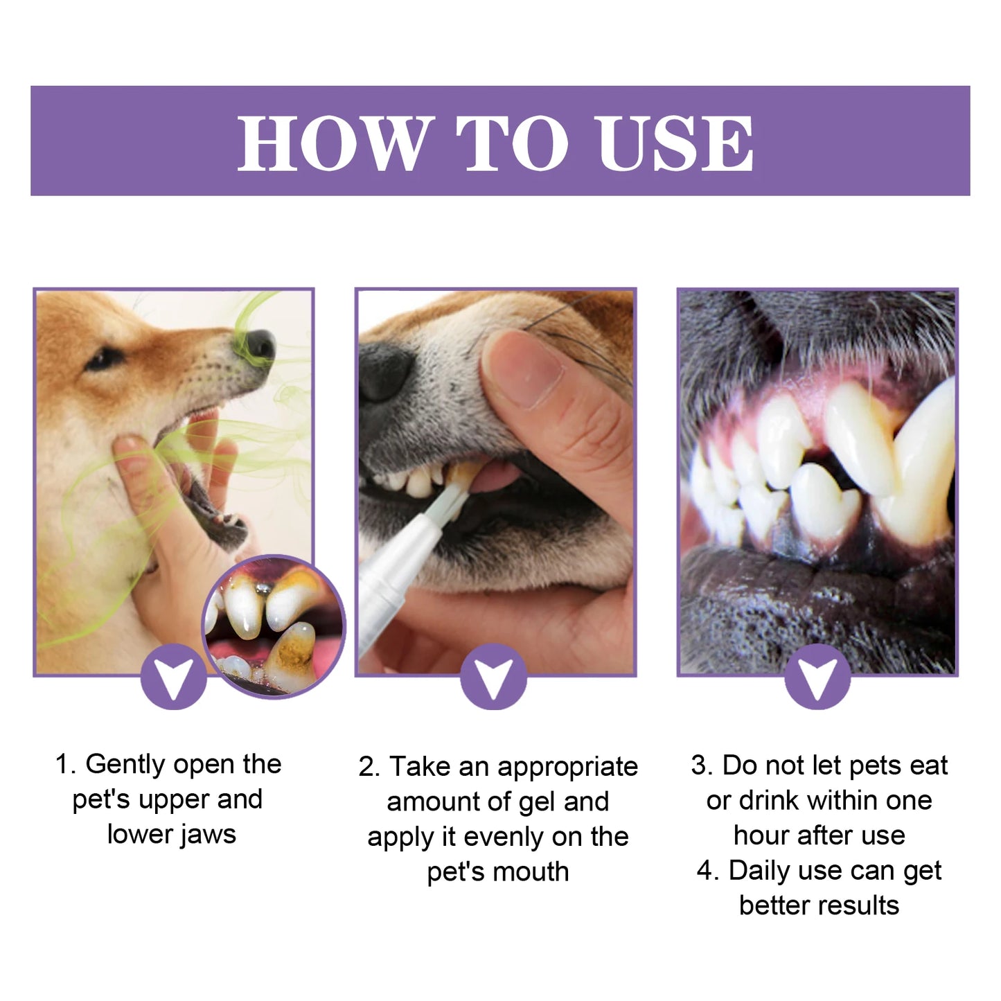 Pet Oral Repair Gel Deep Cleaning Teeth