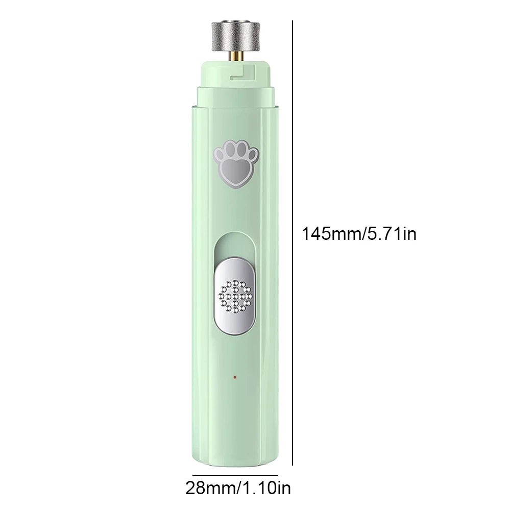 Electric Pet Nail Clipper Rechargeable LED Light