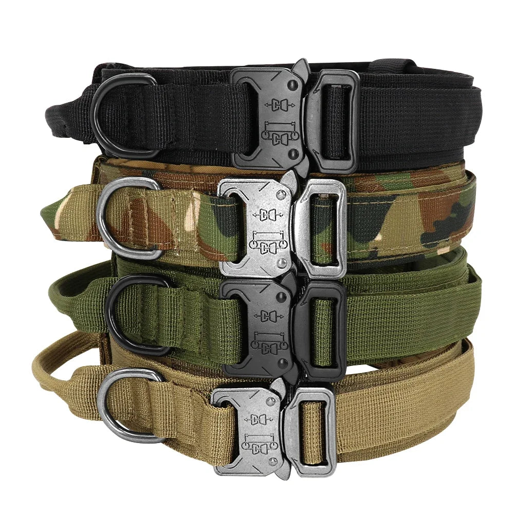 Strong Dog Military Tactical Collar Bungee Leash